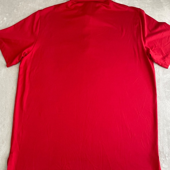 Polo Golf Ralph Lauren Mens Performance Golf Polo Shirt USGA Logo Sz Large Red - Picture 7 of 9